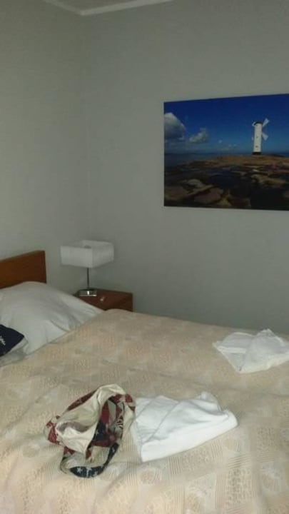 Schlafzimmer mit Bettwäsche vorhanden Apartments Sun & Snow Plaża