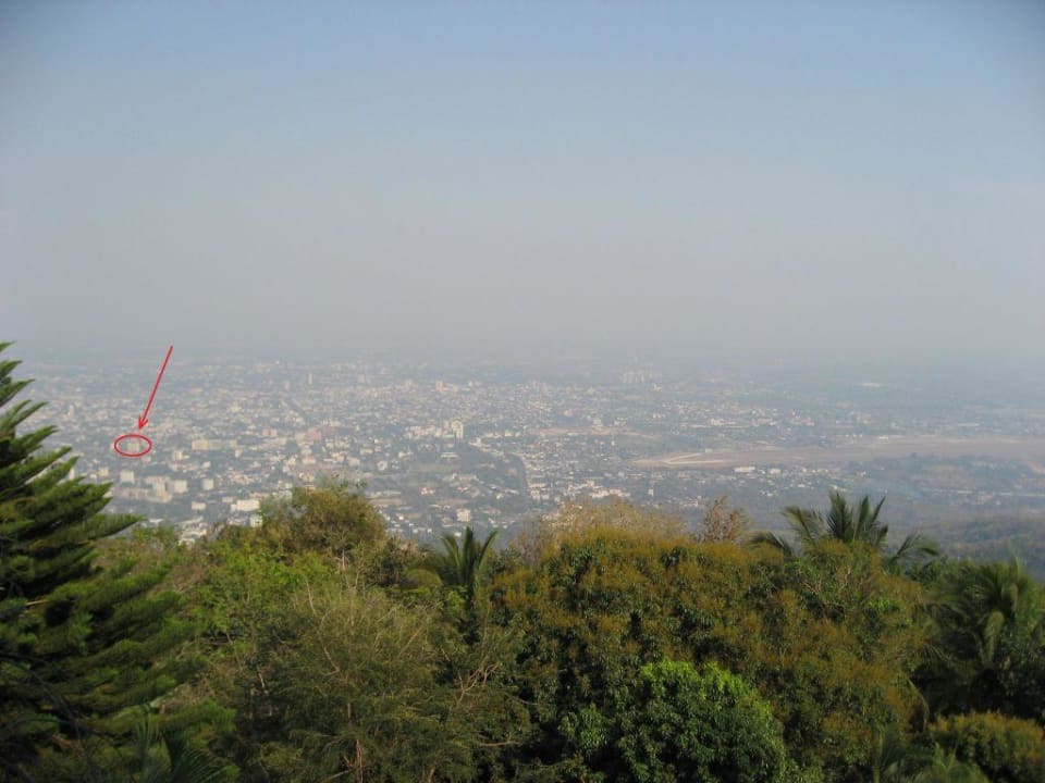 Blick auf Chiang Mai Hotel Chiang Mai Grand View