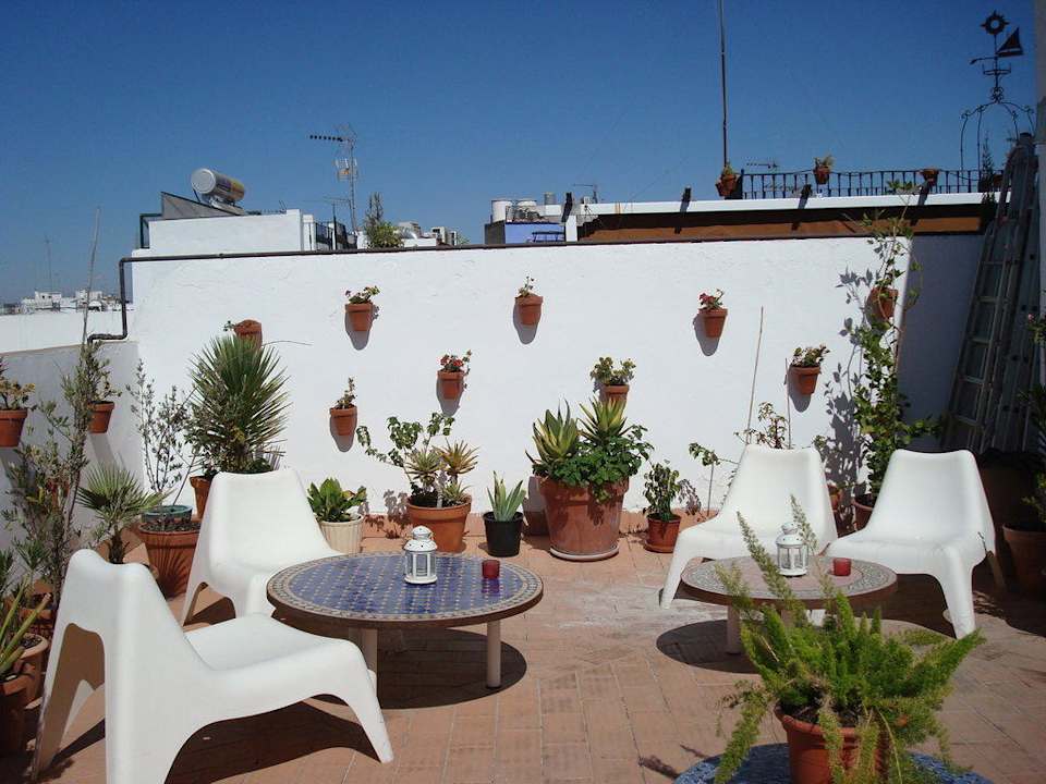 Dachterrasse Hotel Un Patio en Santa Cruz