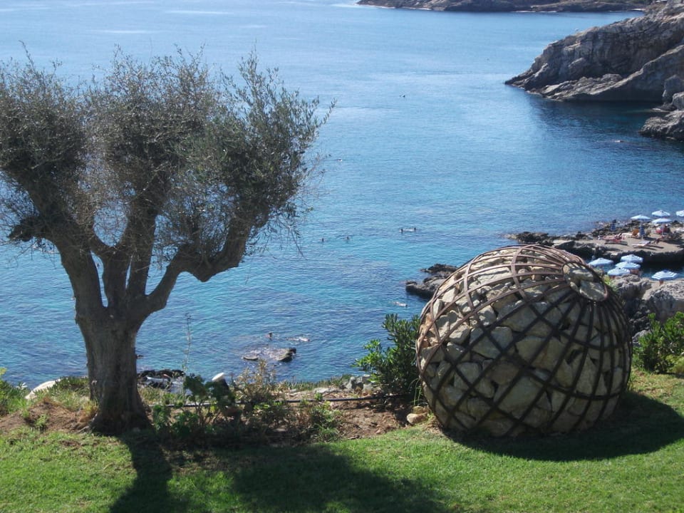  Blick von der Anlage aufs Meer Hotel Kalithea Mare Palace