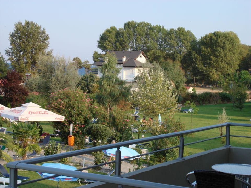 Blick vom Balkon alltoura Club Hotel Poseidon Palace