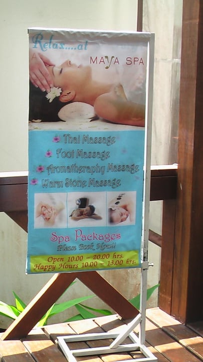 Massage " Termin " Anmeldung  Peace Laguna Resort and Spa