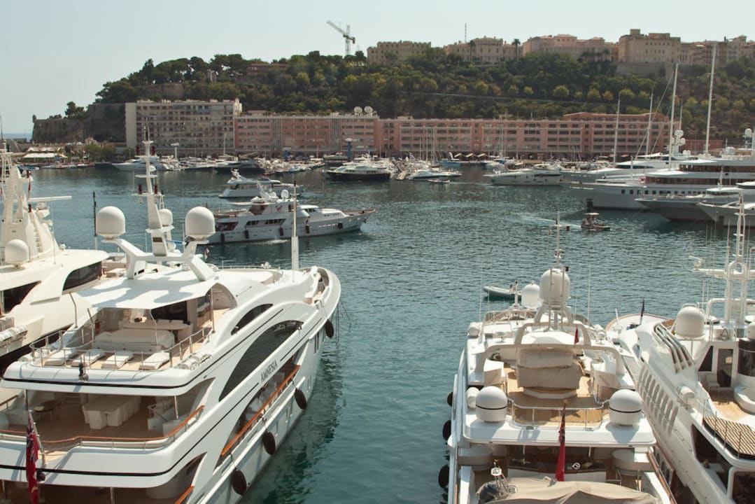 Blick aus dem Zimmer Hotel Port Palace