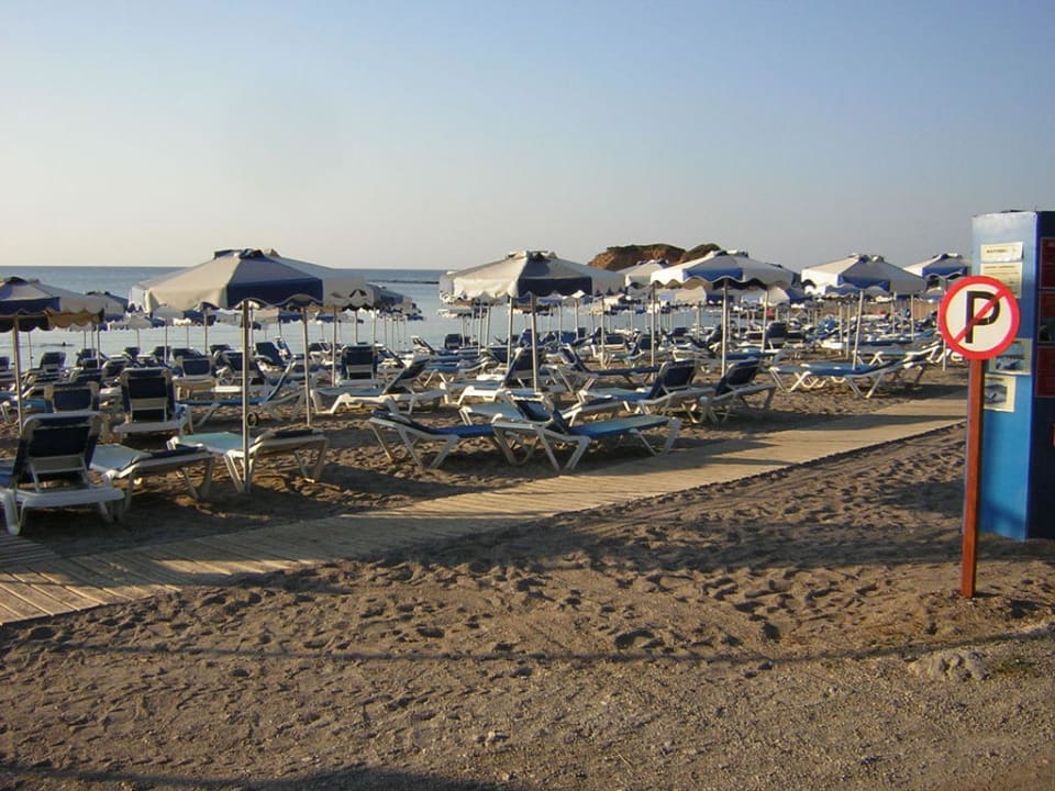 Strand am Morgen Rodos Princess Beach Hotel & Spa