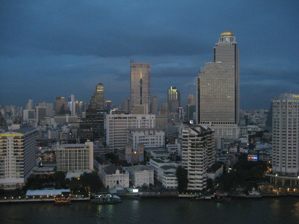 Zimmerpanorama Hotel The Peninsula Bangkok