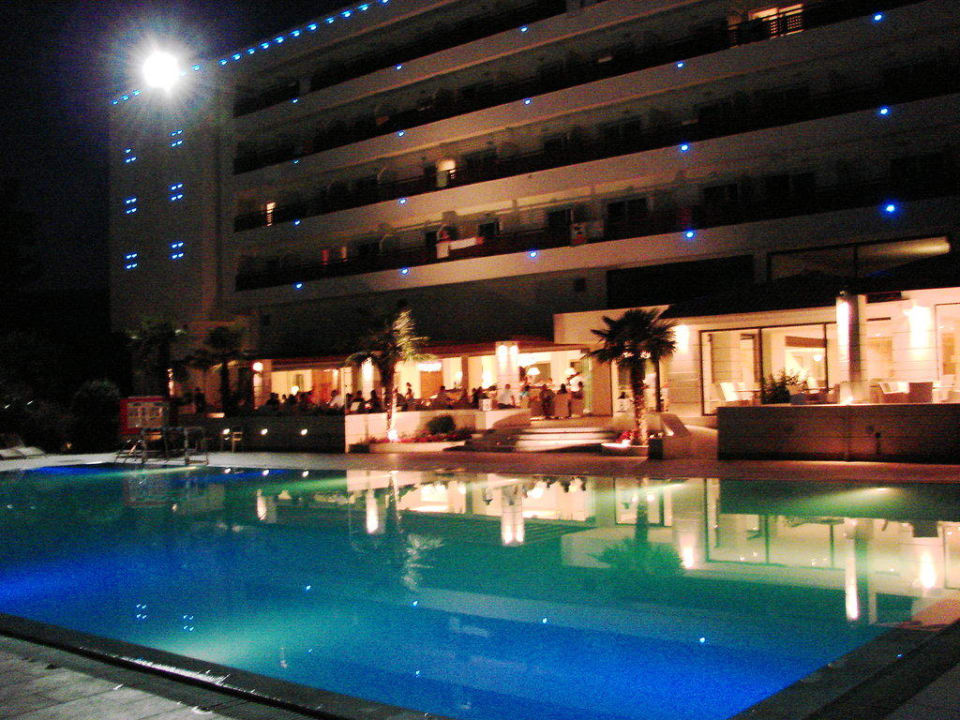 Pool by night 2 Olympian Bay Grand Resort
