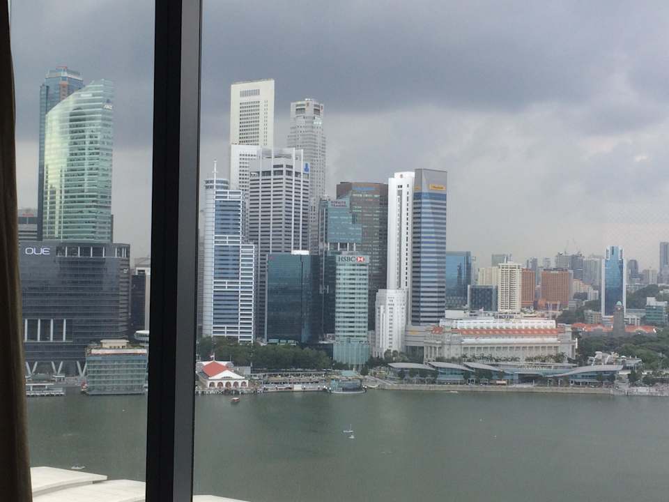 Blick aus den 24. Stock Marina Bay Sands