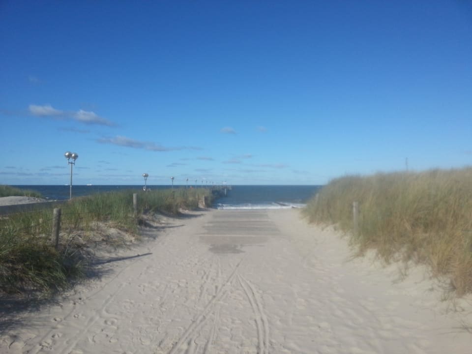 Strandaufgang Ferienwohnungen im Strandpark