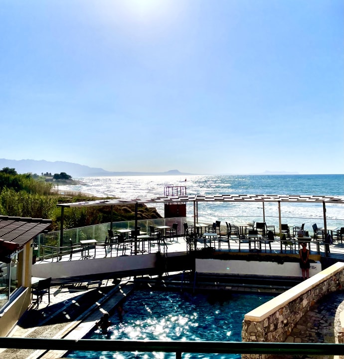 Ausblick Hotel Dedalos Beach