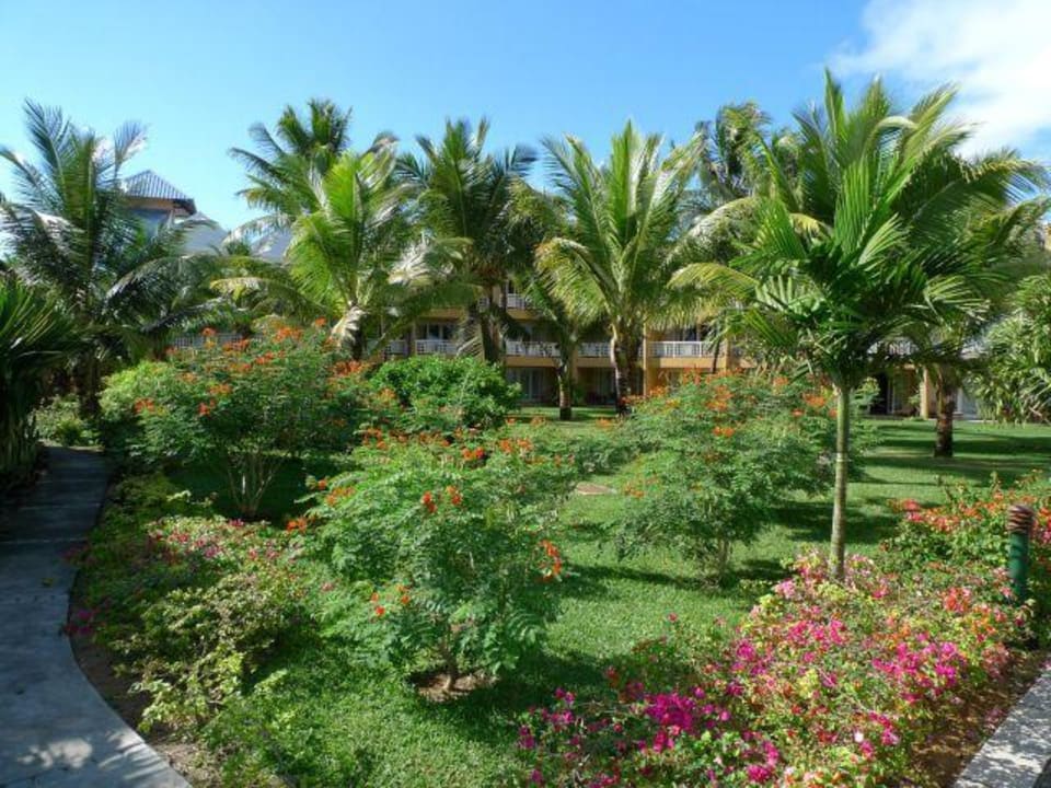 Blick auf mittleren linken Flügel (Räume 231-284) Victoria Beachcomber Resort & Spa