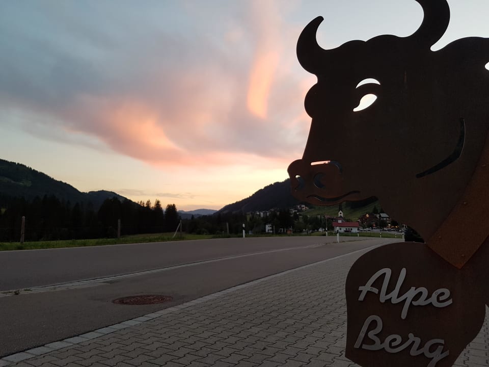Abendstimmung Bauernhof Bim schwarza Stürar
