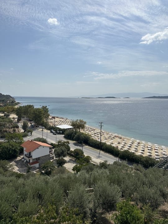 Ausblick Akrathos Beach Hotel