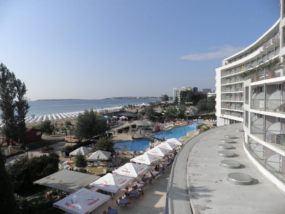 Blick von unseren Balkon Sentido Neptun Beach