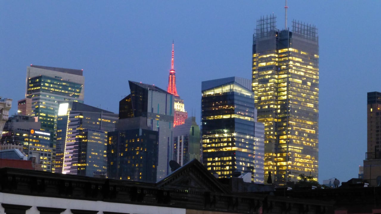 Blick aus Zimmer 411 The Skyline Hotel New York