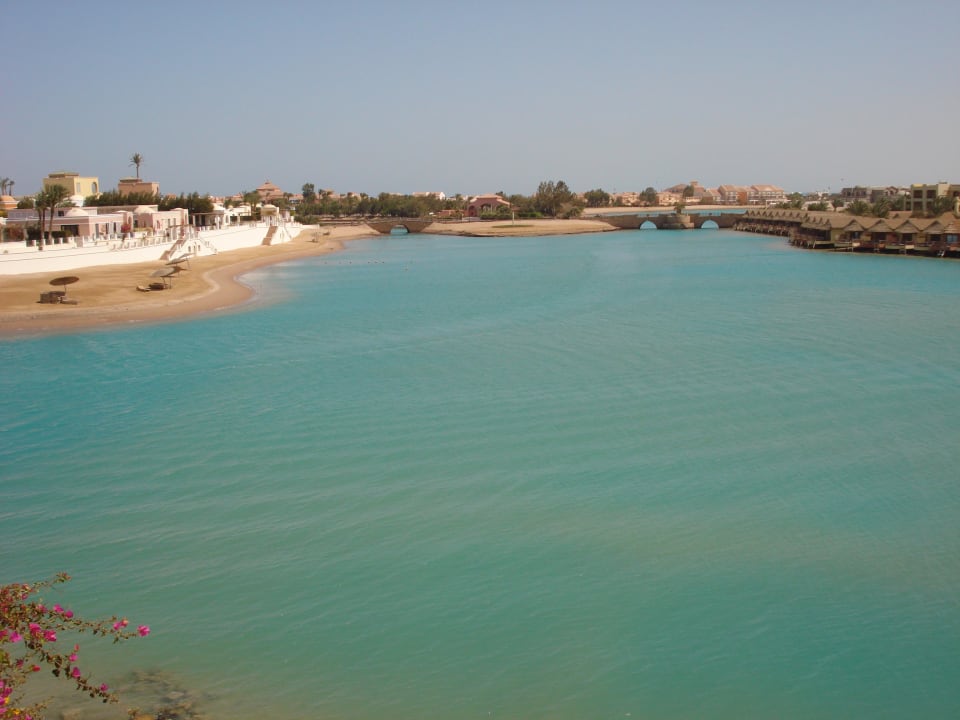 Unser Ausblick in die Lagune Sultan Bey Hotel, El Gouna