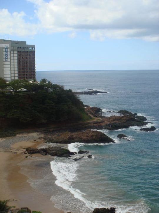Blick aus dem Hotelzimmer Richtung Hotelstrand Hotel Vila Galé Salvador