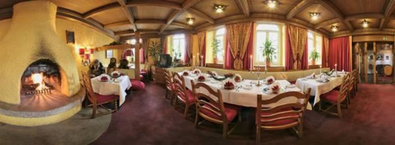 Kaminzimmer Panoramabild Hotel Hohenbogen