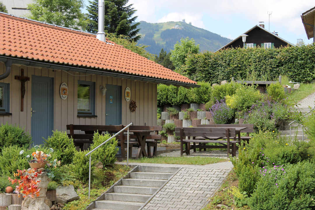 Blick zum Grossen Arber 1456 m Landhaus Arberkristall