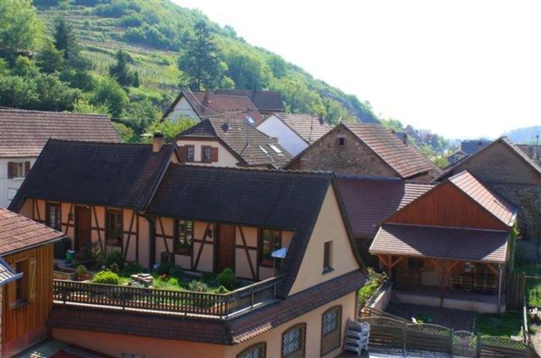 Vue des chambres Hotel Auberge Du Cheval Blanc