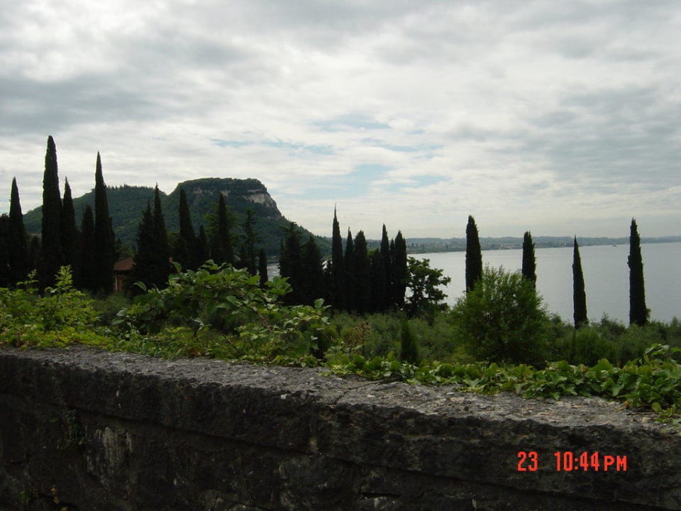 Von der Strasse Richtung See Hotel Garden Torri Del Benaco