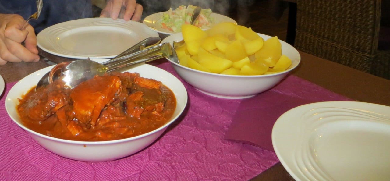 Kasslerbraten und Heidekartoffeln Pension 'Das kleine Landhaus'