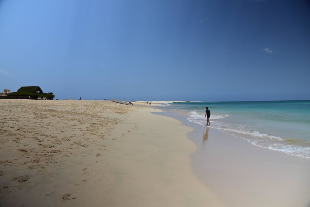 Strand vor dem Hotel 2017 Hotel Riu Touareg