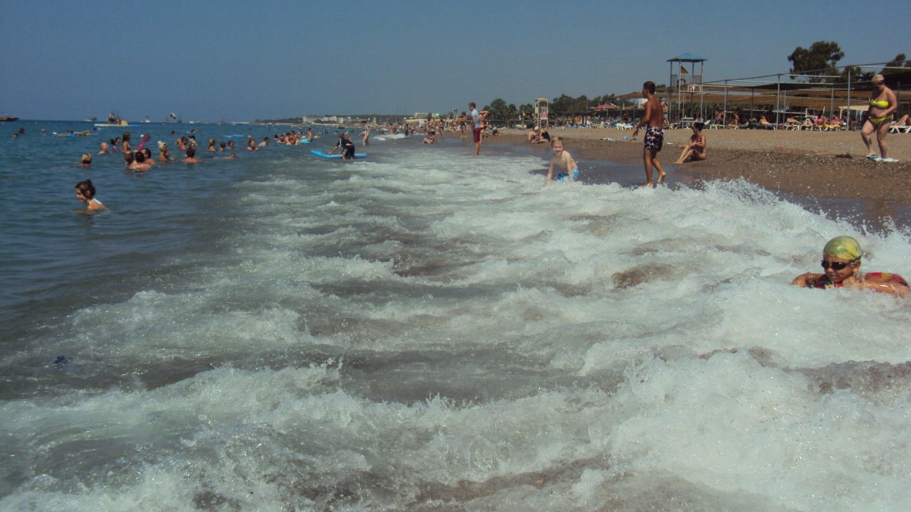 Czyste turkusowe morze Śródziemnomorskie Asteria Collection Side