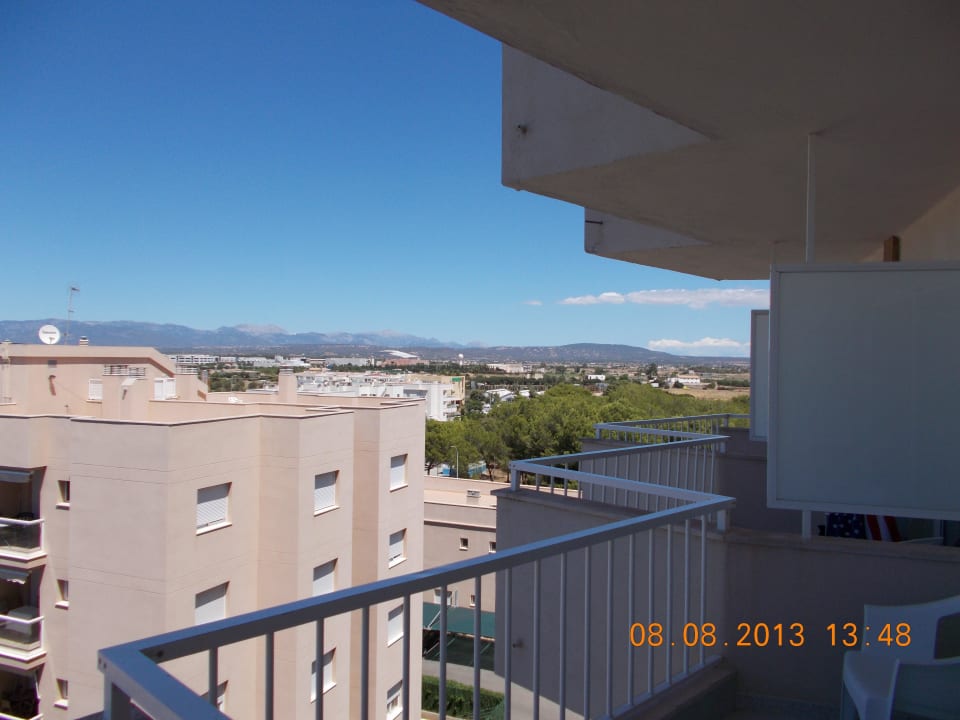 Blick vom Balkon BG Hotel Caballero