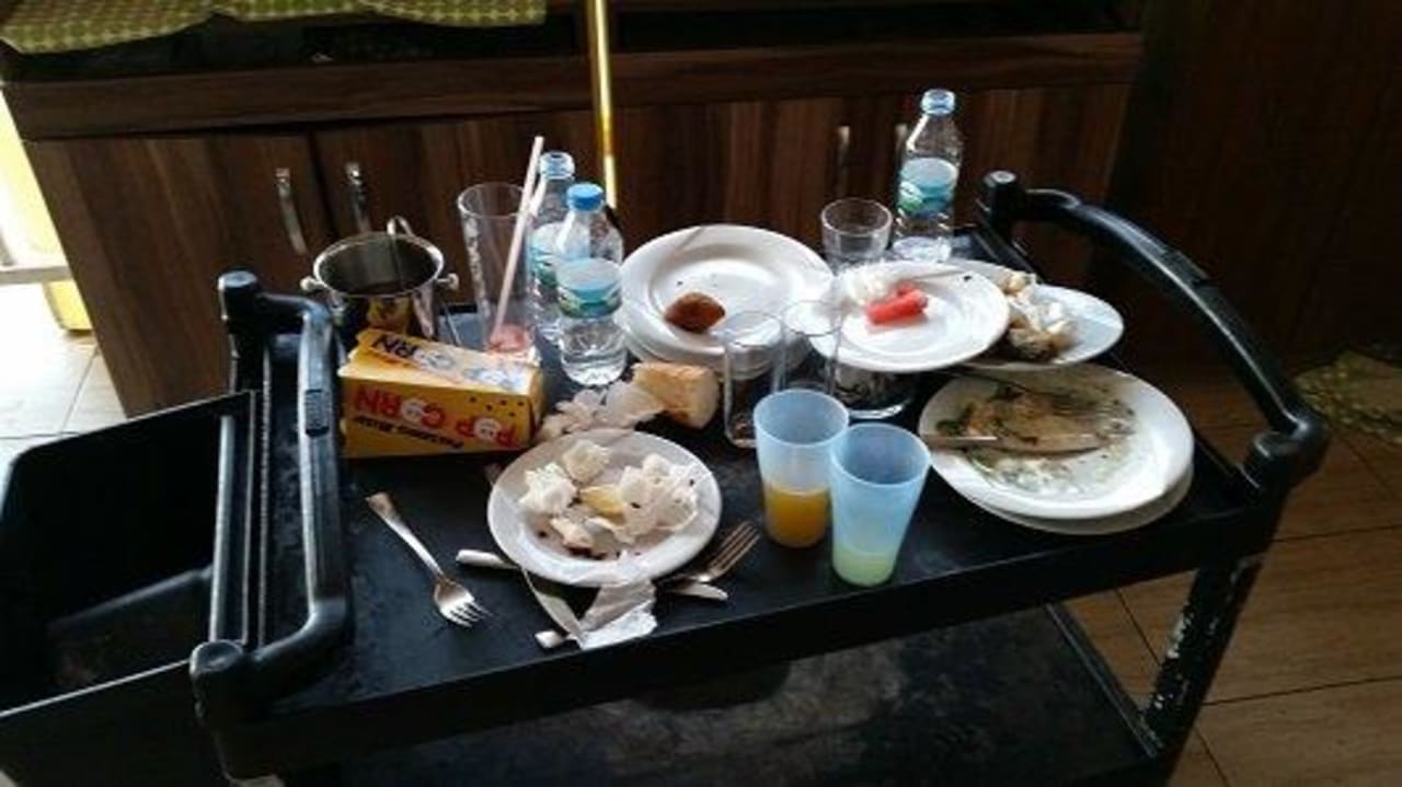 Zo ziet de eetzaal er smorgens uit Eftalia Aqua Resort