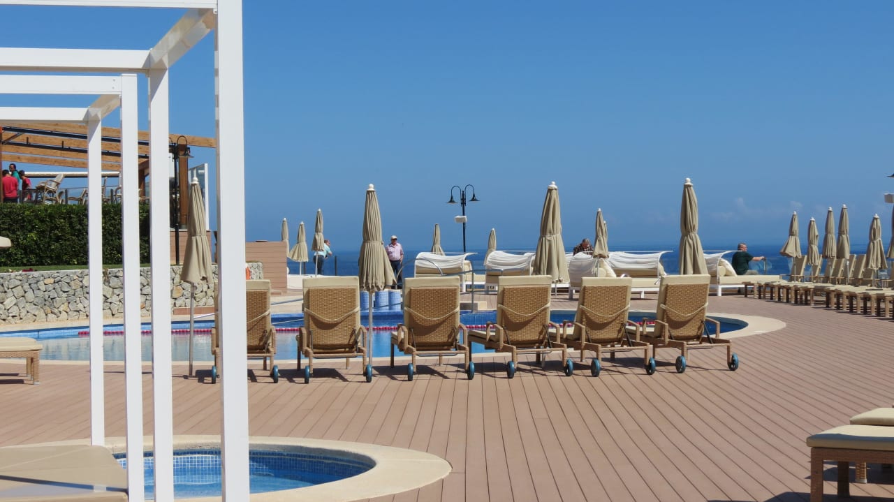 Von dem angrenzen  Hotel, was mitbenutzt werden  VIVA Cala Mesquida Resort & Spa