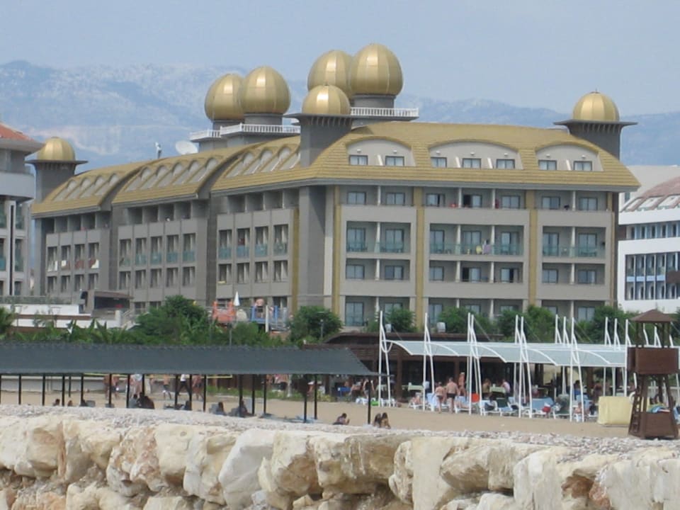 Blick vom Meer Aydinbey Kings Palace & Spa