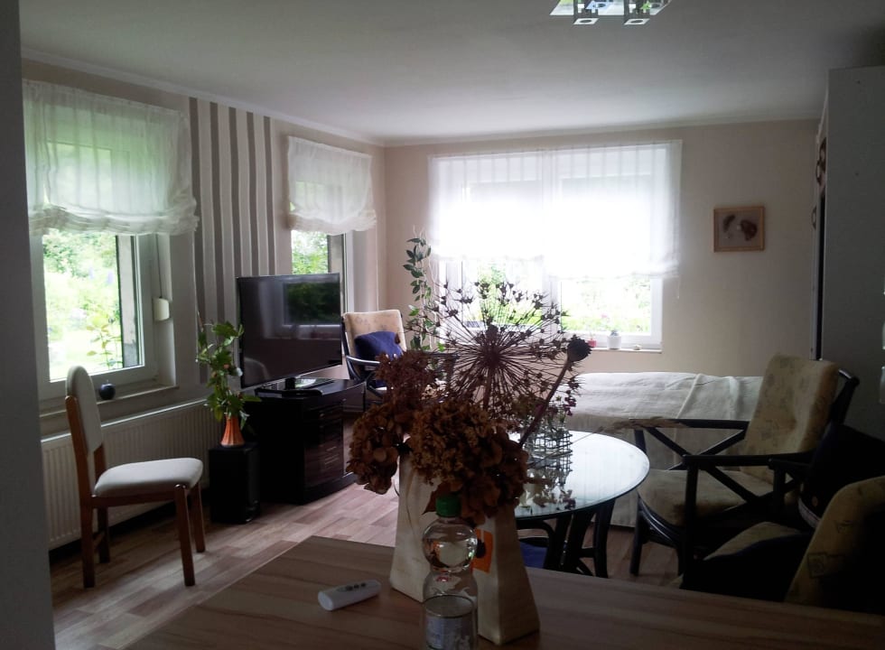 Wohn- & Schlafbereich Ferienwohnung im Grünen - Lankower See in Schwerin