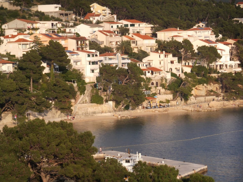Blick nach Brela Bluesun Hotel Soline