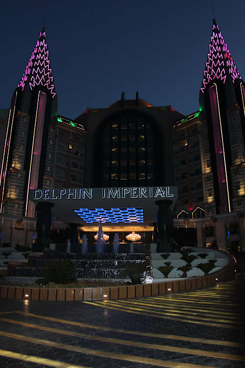 Eingang Hotel Delphin Imperial