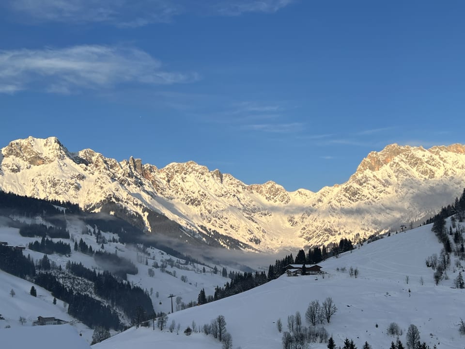 Ausblick Hüttendorf Maria Alm