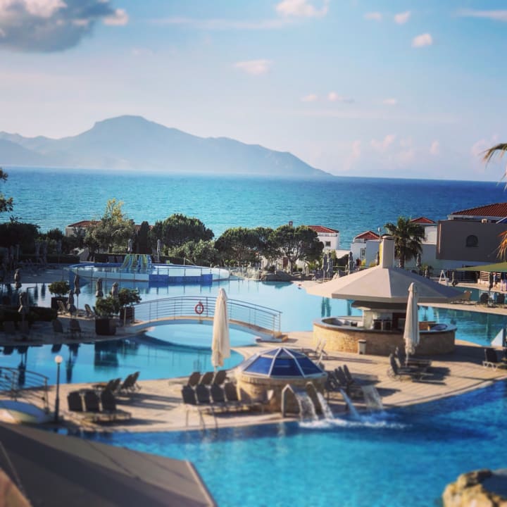 Ausblick Atlantica Marmari Palace