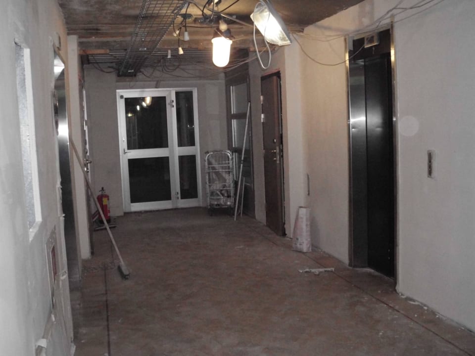 Baustelle Zimmerflur Clarion Hotel Amaranten