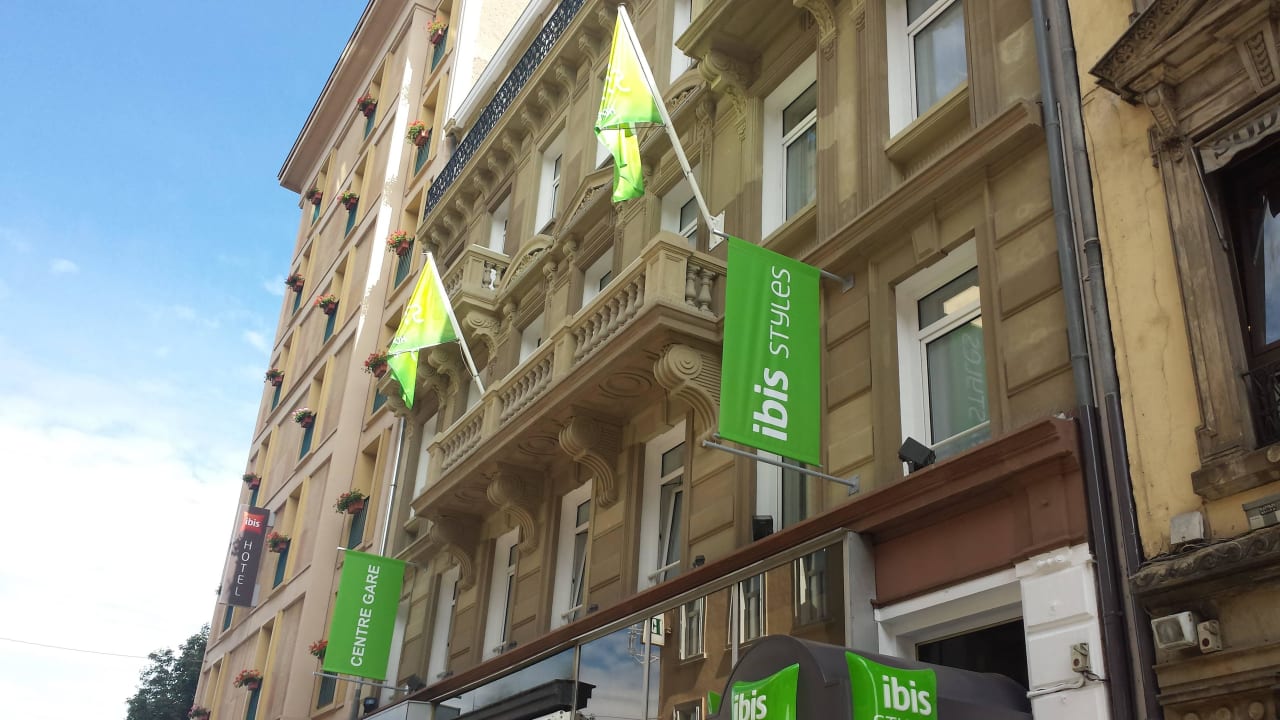 Façade hôtel ibis Styles Strasbourg Centre Gare