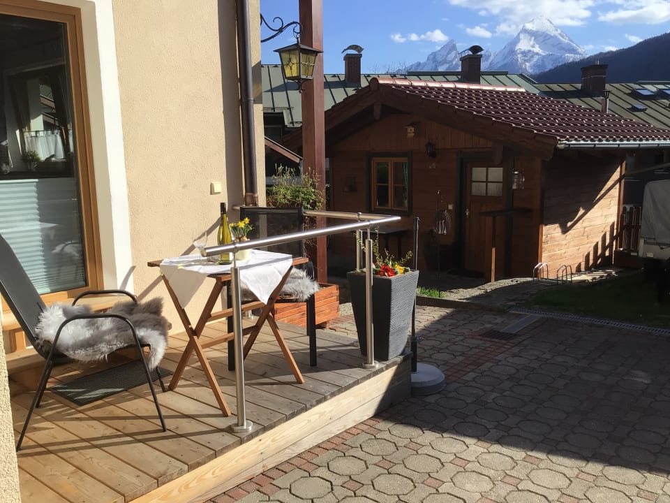 Ausblick Ferienwohnung Lederhose