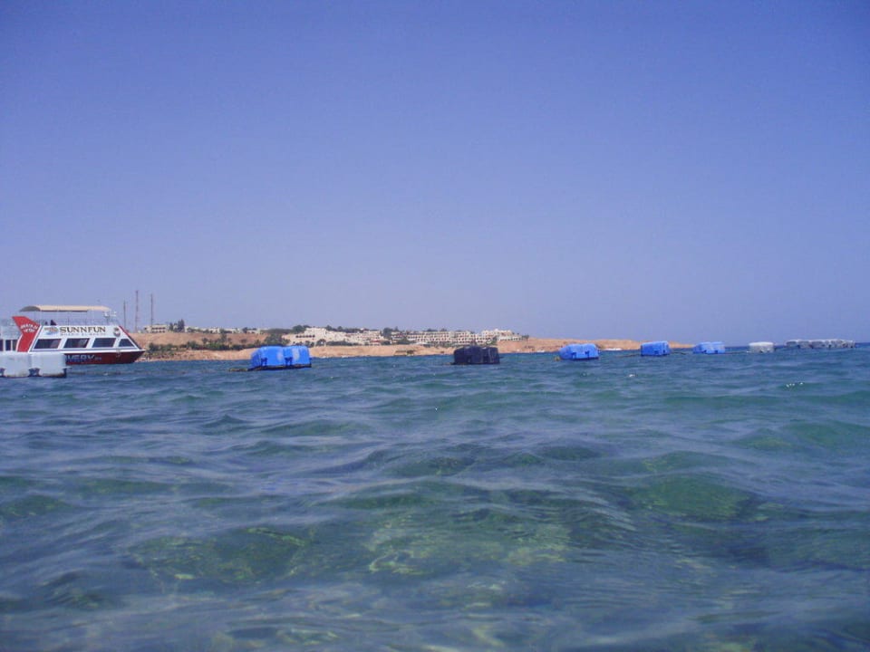 Ausblick vom Hotelstrand Ghazala Gardens