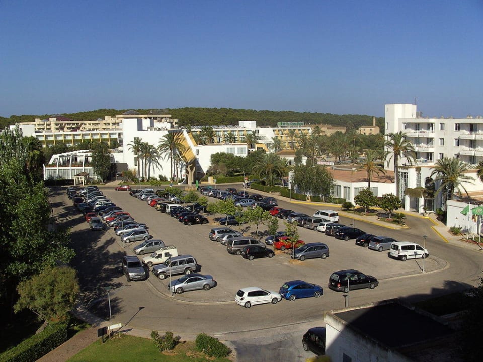 ausblick von Haus 3 im 4. Stock landseite allsun App.-Hotel Orient Beach