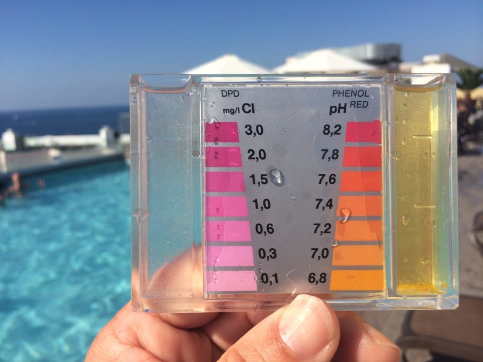 Gar kein Chlor u. falscher PH Wert, keine Desinfek db San Antonio Hotel + Spa