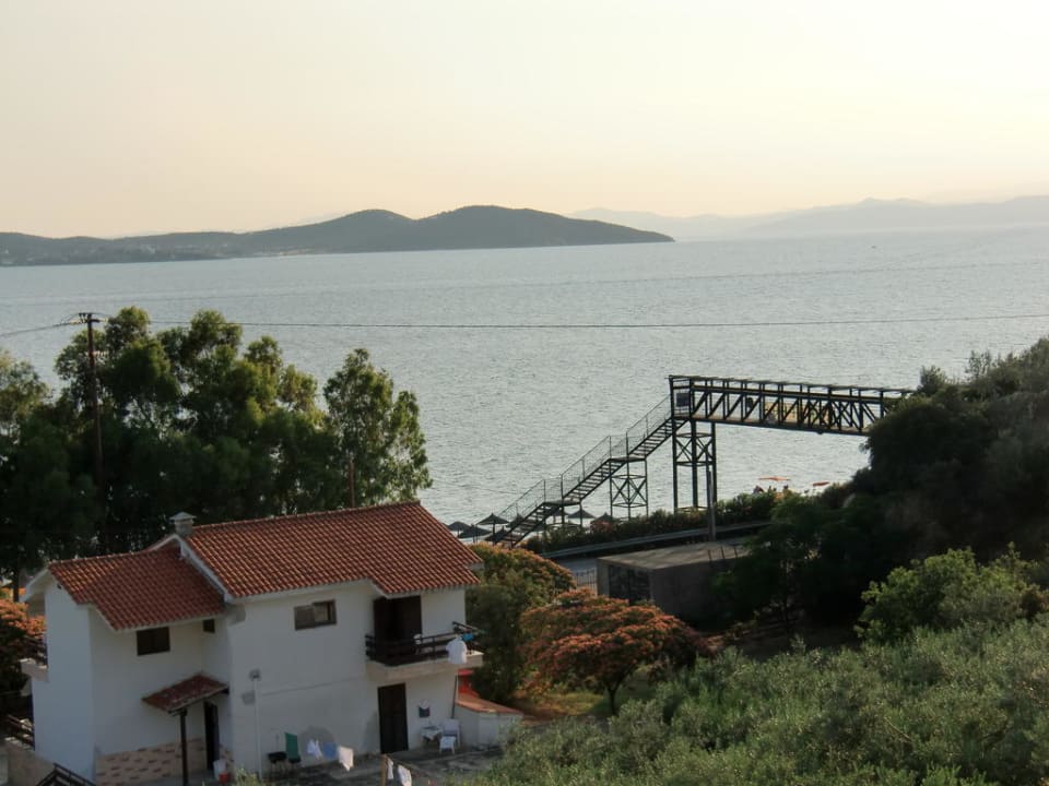 Ausblick vom Hotel Akrathos Beach Hotel