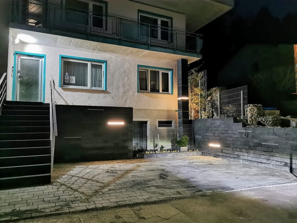 Außenansicht Pension Am Waldrand