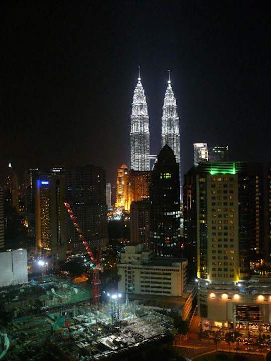 Aussicht vom Hilton Hotel The Westin Kuala Lumpur
