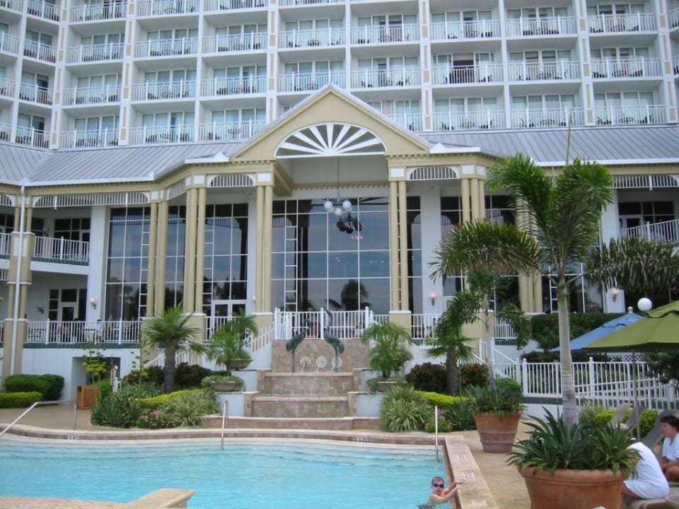 Lobby aus der Poolperspektive Hotel Sanibel Harbour Marriott Resort & Spa