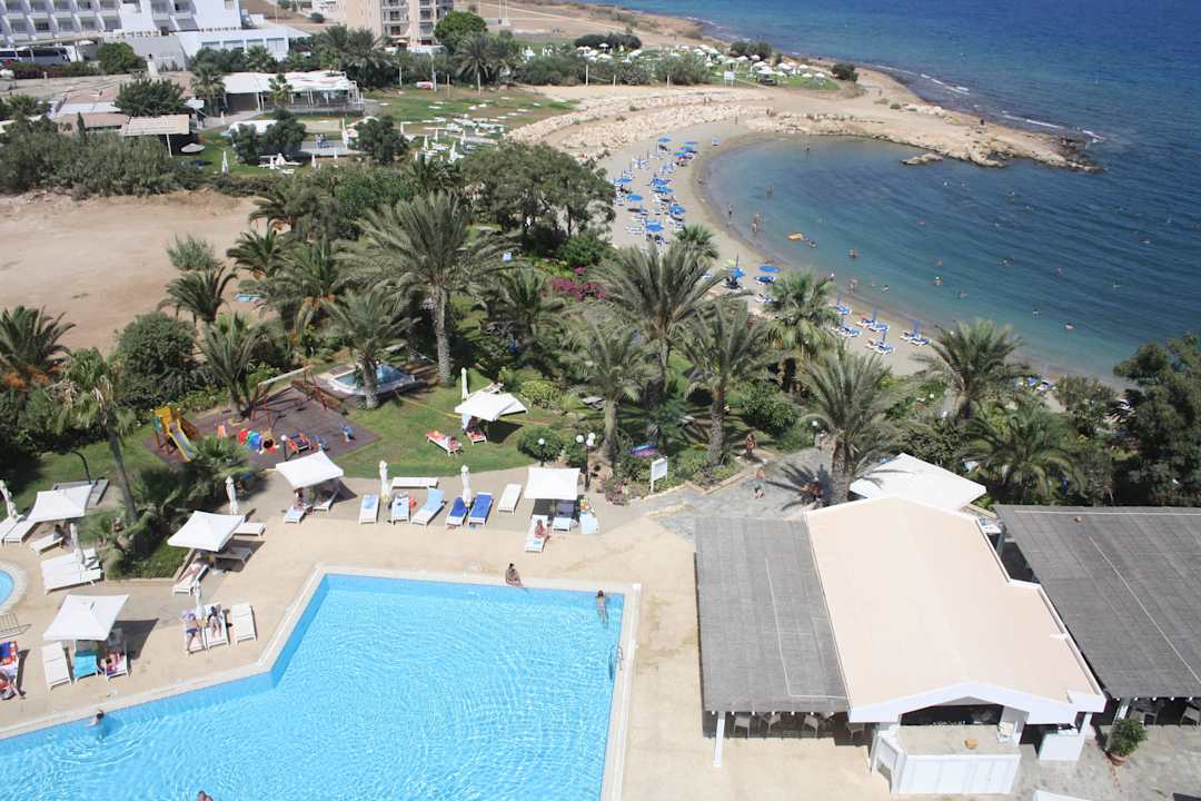 Blick vom Zimmer Crystal Springs Beach Hotel