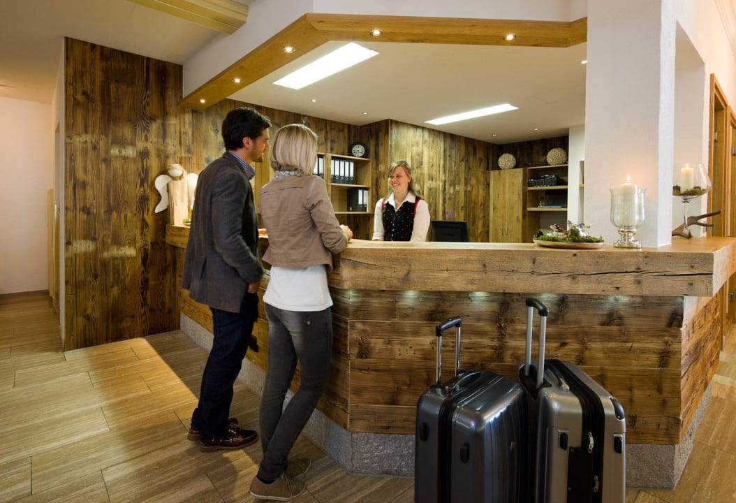Rezeption  Hotel Steinbock
