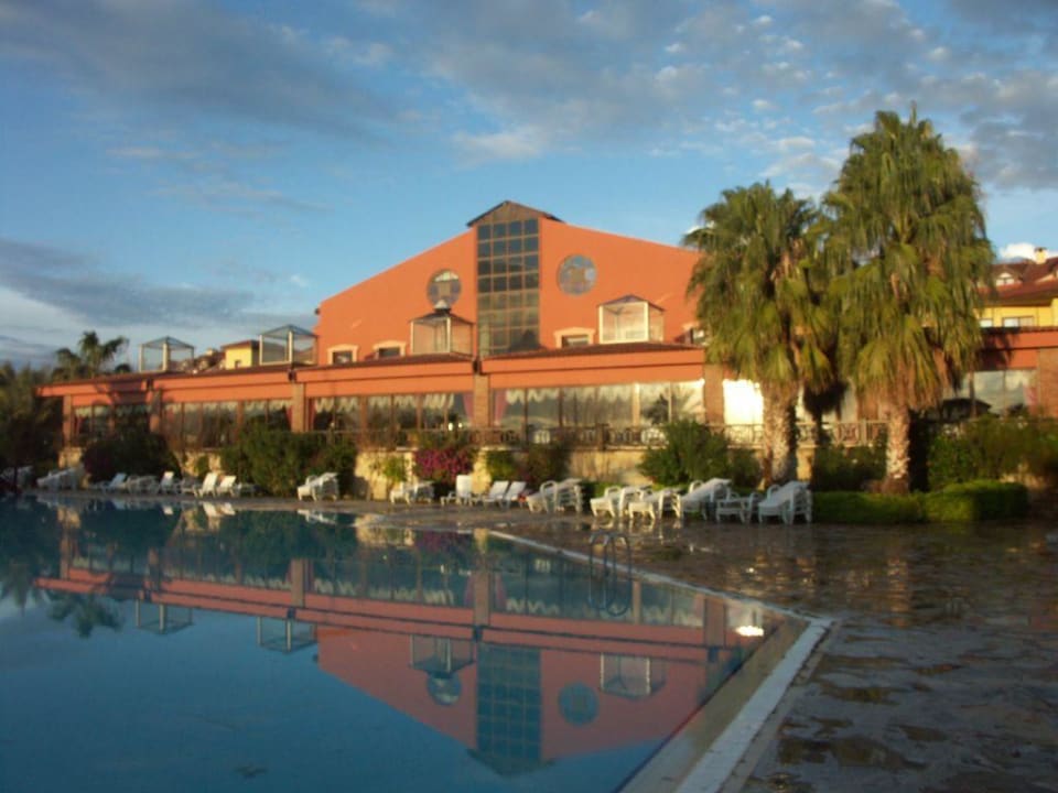 Pool mit Restaurant Alba Resort Hotel