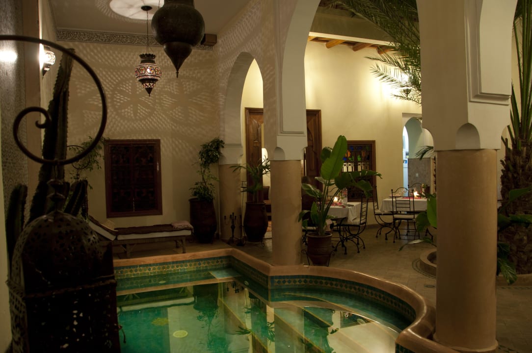 Piscine Intérieure Riad Les Trois Palmiers El Bacha